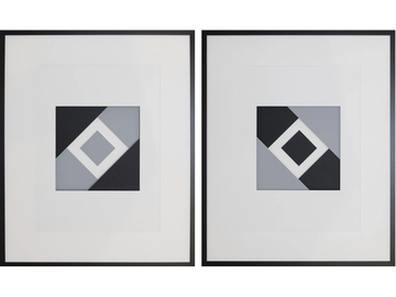 Vértices I & II - Paper Painting by NOVOCUADRO ART COMPANY - view 2